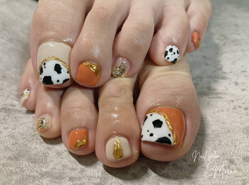 お客様nail?? ??.◆Foot＊やり放題 ¥6,900.⫘⫘⫘⫘⫘⫘⫘⫘⫘⫘⫘⫘⫘Nail salon L&